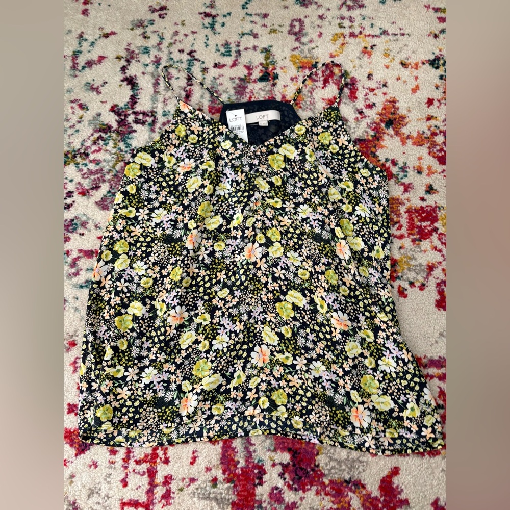 LOFT Multicolor Floral Camisole